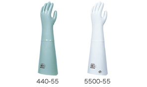Organic solvent-resistant gloves