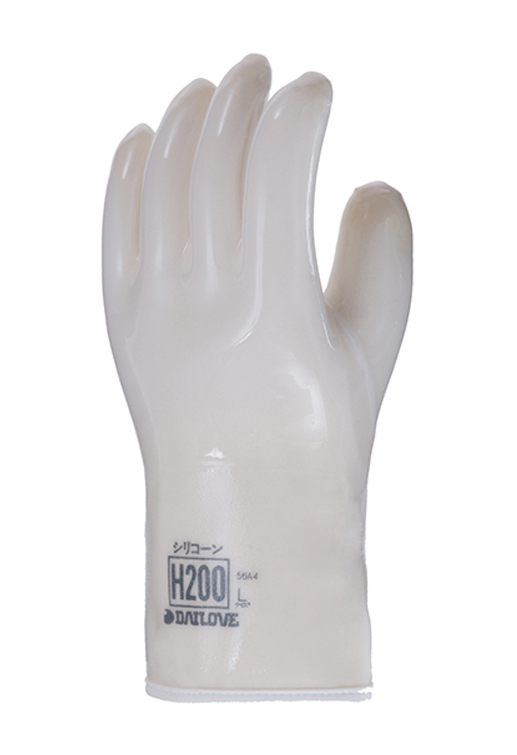 シリコンゴム耐熱手袋 ロング H200−40L 400mm 1双   1-9821-02 - 2